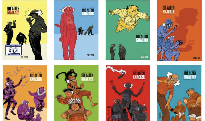Rebellische Graphic Novel Reihe: „Die alten Knacker“